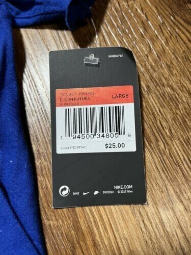 Nike Tee Rush Blue E Icon Futura Sportswear Active Athletic Tee T-Shirt Gr. L - Bild 2 von 2