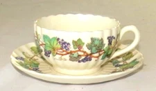 Spode Monticello Vine Tea Cup & Saucer
