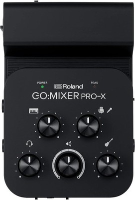 Roland GO:MIXER PRO-X Audio Mixer for Smartphones | Connect and Mix up to 7 A...