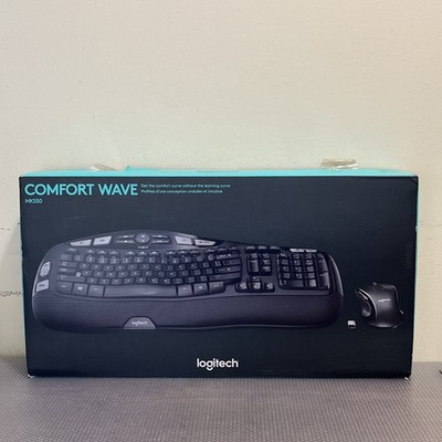 Logitech MK550 Comfort Wave Wireless Keyboard & Mouse Combo With Dongle Tested