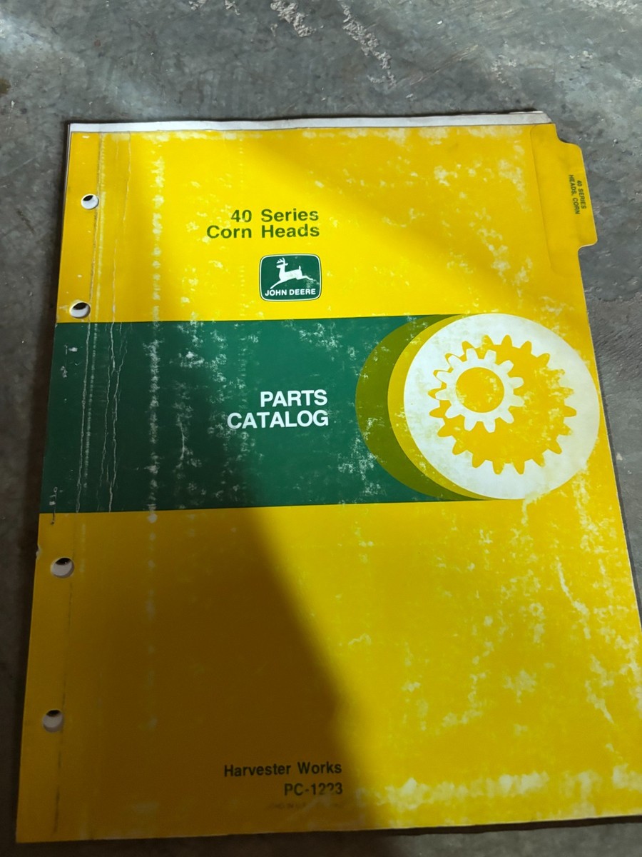 John Deere 40 Series Row Crop Heads Parts Book Manual AMIL26 | eBay