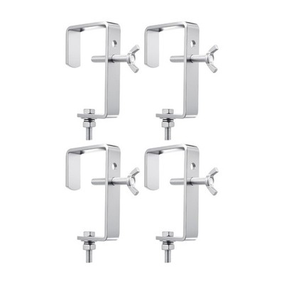 4x Bühnenlichtklemme Zubehör Schnellspanner drehbar Premium Rahmenklemme