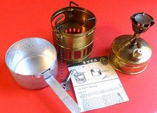 SVEA 123 brass camping Stove made in Sweden untested