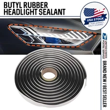 1Roll Auto Car Truck Door Windshield Trim Sealant Butyl Rubber Headlight Reseal