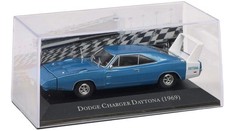 Dodge Charger Daytona (1969) - Blue, Highly Detailed 1:43 Scale Diecast Model