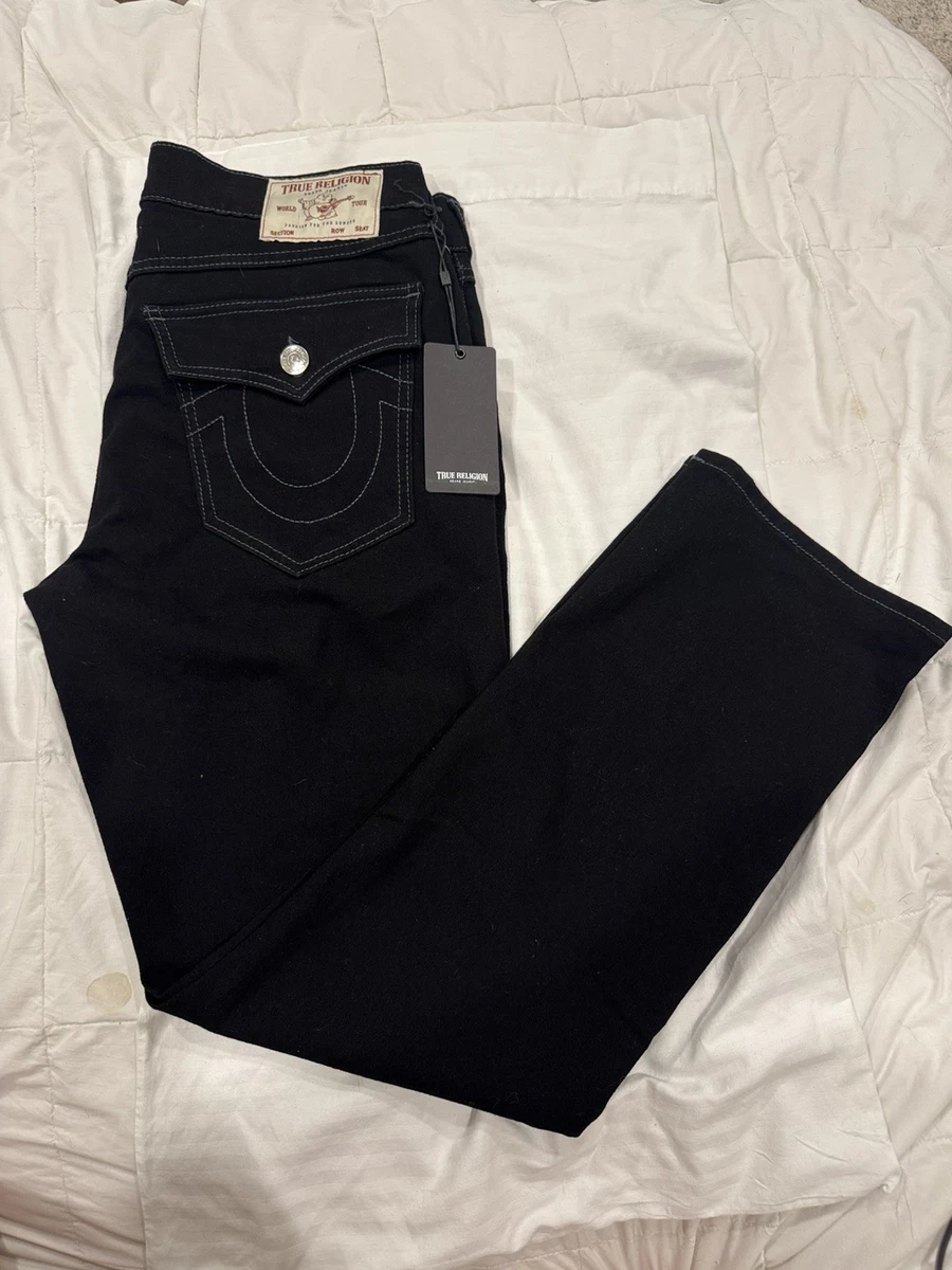 True Religion Ricky Black Jeans for Men for sale - eBay