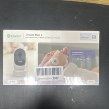 Owlet Dream Duo 2 Dream Sock  HD Video Baby Monitor Set for Infant