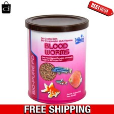 Hikari 0.42-Ounce Freeze Dried Blood Worms for Pets - No Cloud Water Formula