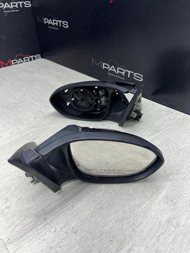 08-13 BMW E92 E93 M3 Left Right Fold Mirrors Matte Black / Black