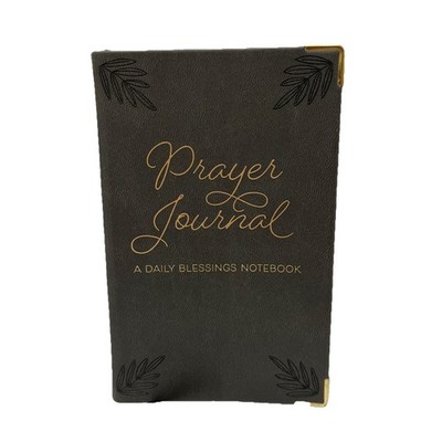 Prayer Journal A Daily Blessings Notebook Gray Soft Touch Cover Gilt Corners