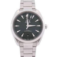 Omega Seamaster 41mm Green Dial Watch Ref# 220.10.41.21.10.001
