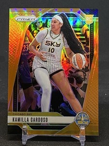 Kamilla Cardoso 2024 Panini Prizm WNBA #93 Orange Prizm Rookie RC #/99 Sky