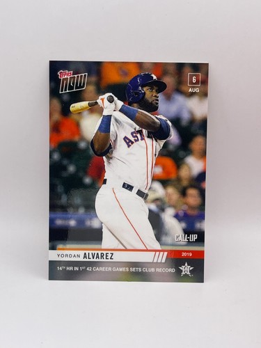 2019 Topps Now 643 Yordan Alvarez