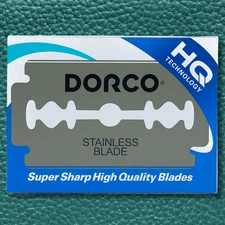 Dorco Razor Blades - 100 Stainless Double Edge Blades ST300 Barber Supplies