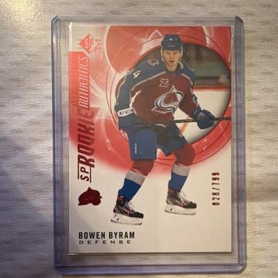 Upper Deck SP Rookie Authentics Bowen Byram Avalanche Red #140/799