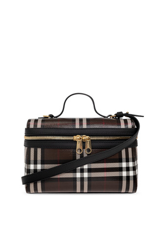 Burberry - Women - Bag with a check pattern - Brown