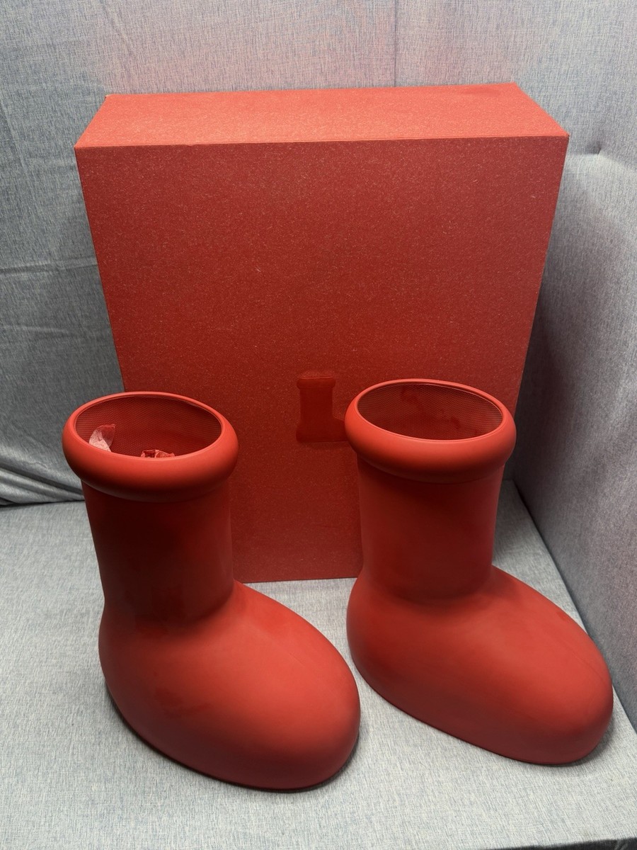 MSCHF Big Red Boots BRB-(BRB09) - Size 10 - AUTHENTIC - IN-HAND
