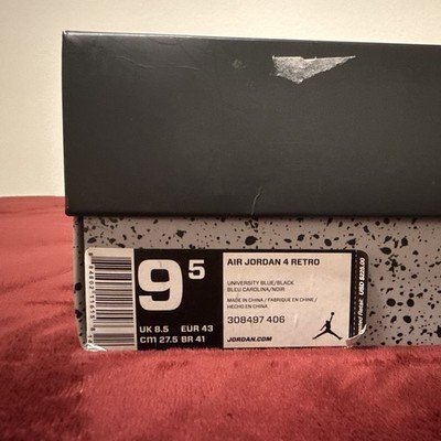 Nike Air Jordan 4 Retro Travis Scott Cactus Jack 9.5 Used OG Box