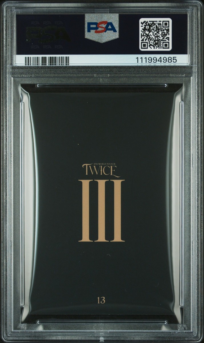TWICE/4TH WORLD TOUR III/トレカ！ 2022 TWICE 4TH WORLD TOUR III TRADING CARDS #13 SANA PSA 8