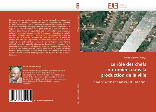 Michel Lusamba Kibayu | Le RôLe Des Chefs Coutumiers Dans La Production De La...-image