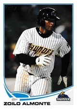 Zoilo Almonte 2013 Topps Pro Debut 33 Trenton Thunder Baseball Card