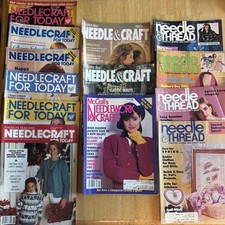 Lot of 13 Needlecraft, Needle Thread, Needle Craft Magazines