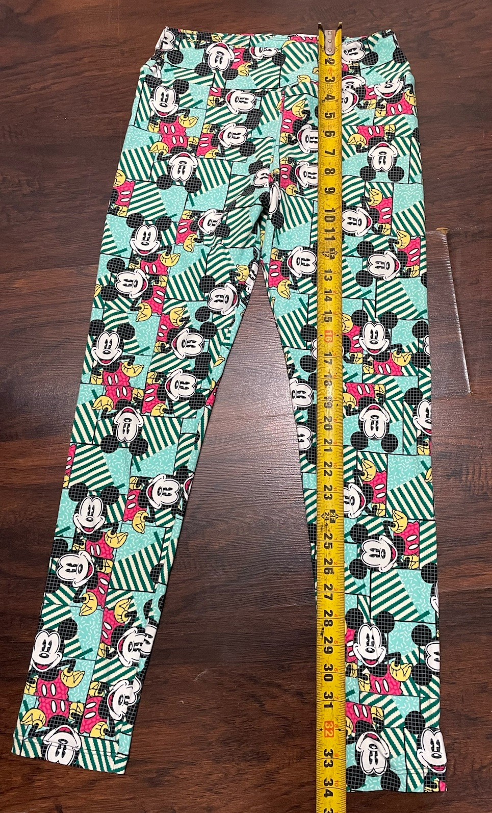 LuLaRoe Disney Mickey Mouse Patterned Leggings On… - image 5