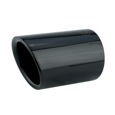 1 Auspuffblende Edelstahl Schwarz für VW Golf 6 7 Polo 6R Audi A1 A3 Auspuff