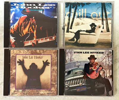 John Lee Hooker CD Lot of 4 Boom Boom, Chill Out, The Healer, Mr Lucky