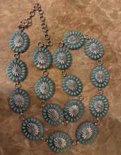 Western Turquoise Belt Buckle Women