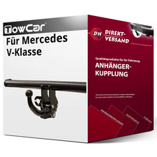 Für Mercedes V-Klasse Typ W447 (TowCar) Anhängerkupplung horizontal abnehmbar