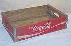 Vintage Coca-Cola Wooden Crate Red Wood 12-16 Bottle 1970’s