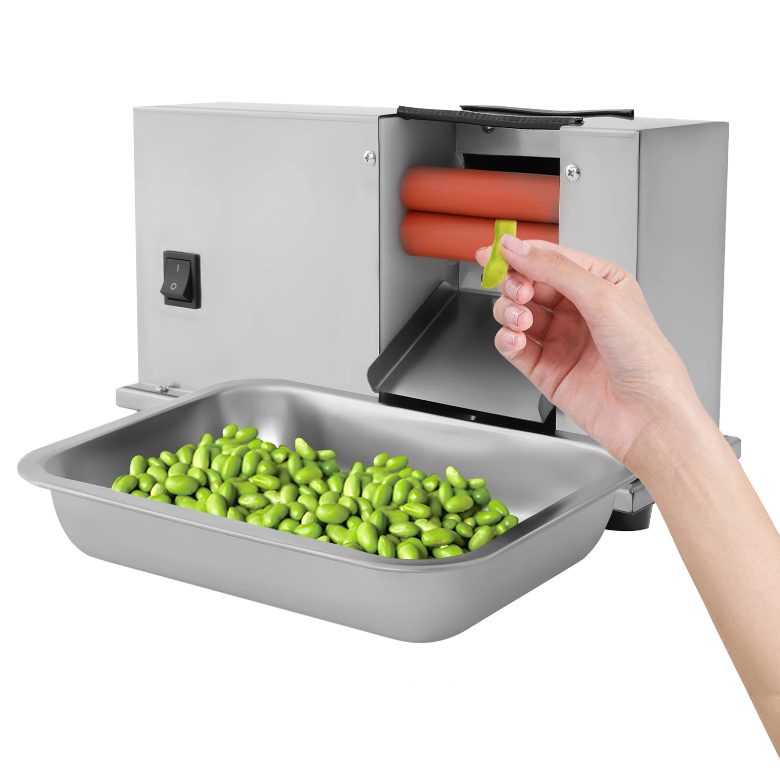 Commercial Electric Beans Sheller Semi-automatic Peeler Bean Pea Peeling Machine