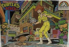 Vintage 1987 Recalled Artwork TMNT Random House 100 Piece Jigsaw Puzzle -Sealed
