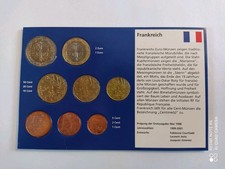 EURO FIRST ISSUE FRANCE MAY 1998 UNCIRCULATED.. COIN SET. COMPLETE