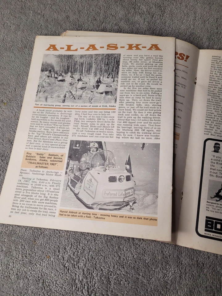 Vintage Fall 1967 Snow Goer International Snowmobile Magazine - Image 4 of 4
