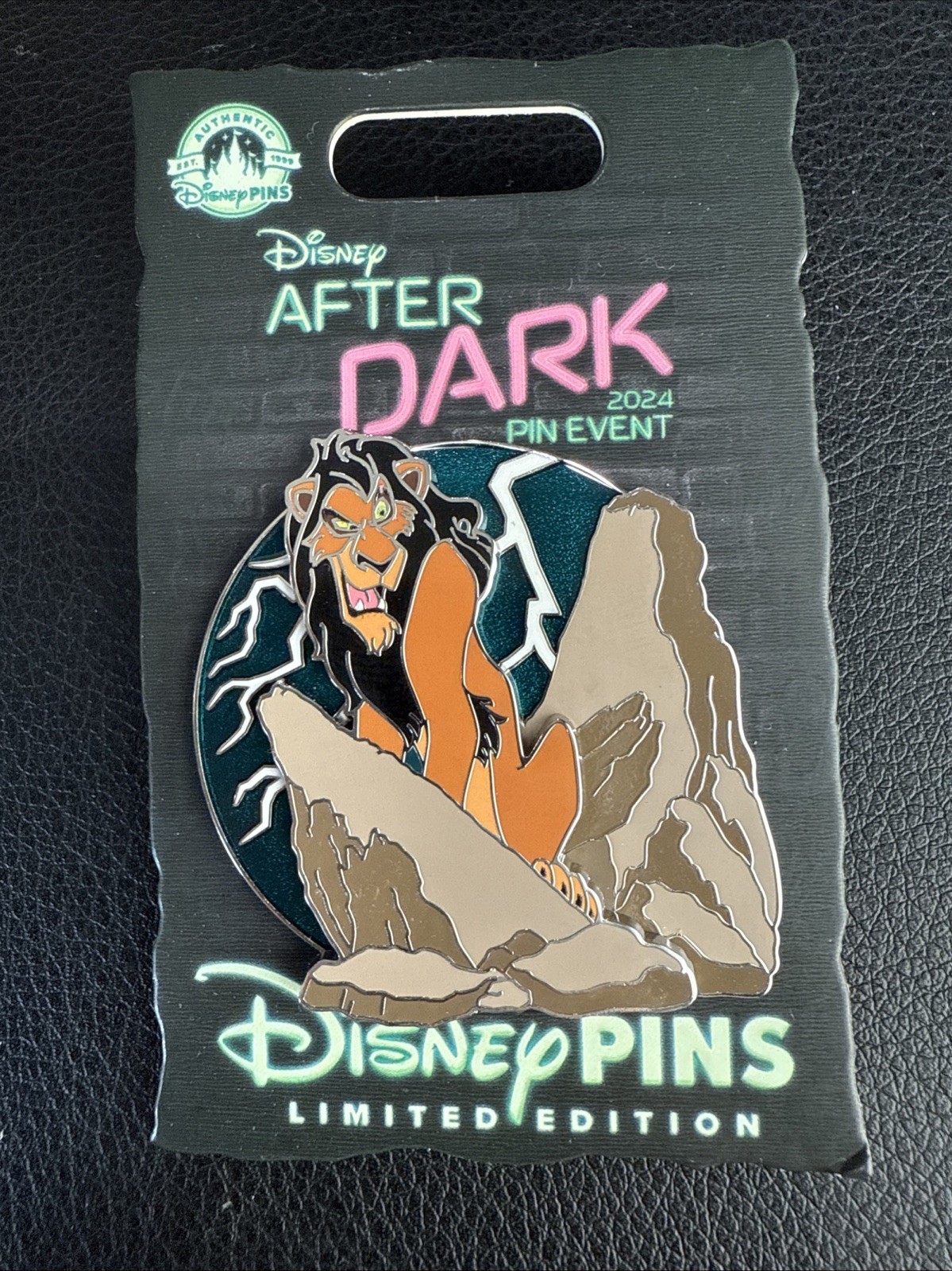 Scar On Pride Rock Disney After Dark 2024 Villains Take The Spotlight WDW Pin