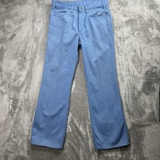 Vintage 70s Men's Levi's light blue sta-prest Pants leisure Size 31 x 28