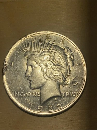 1922 Philadelphia Silver Peace Dollar $1 Coin XF-AU Coin Check Pictures