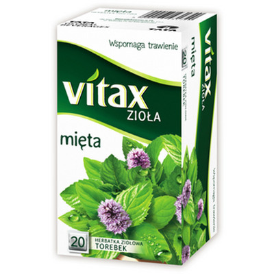 5900175431720 Herbata Vitax Zioła Mięta 20 torebek x 1,5g TATA GLOBAL