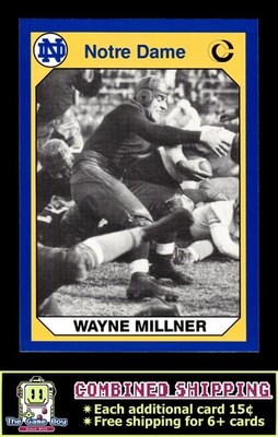 1990 Collegiate Collection Notre Dame #104 Wayne Millner Fighting Irish