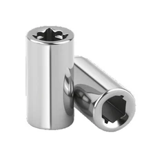 Set of 2 Socket Converter 14 Square Drive to 14 Hex Bit Adapter 14 Inch