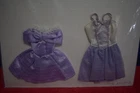 Vintage Barbie Violet Tea Length Dresses lot of 2