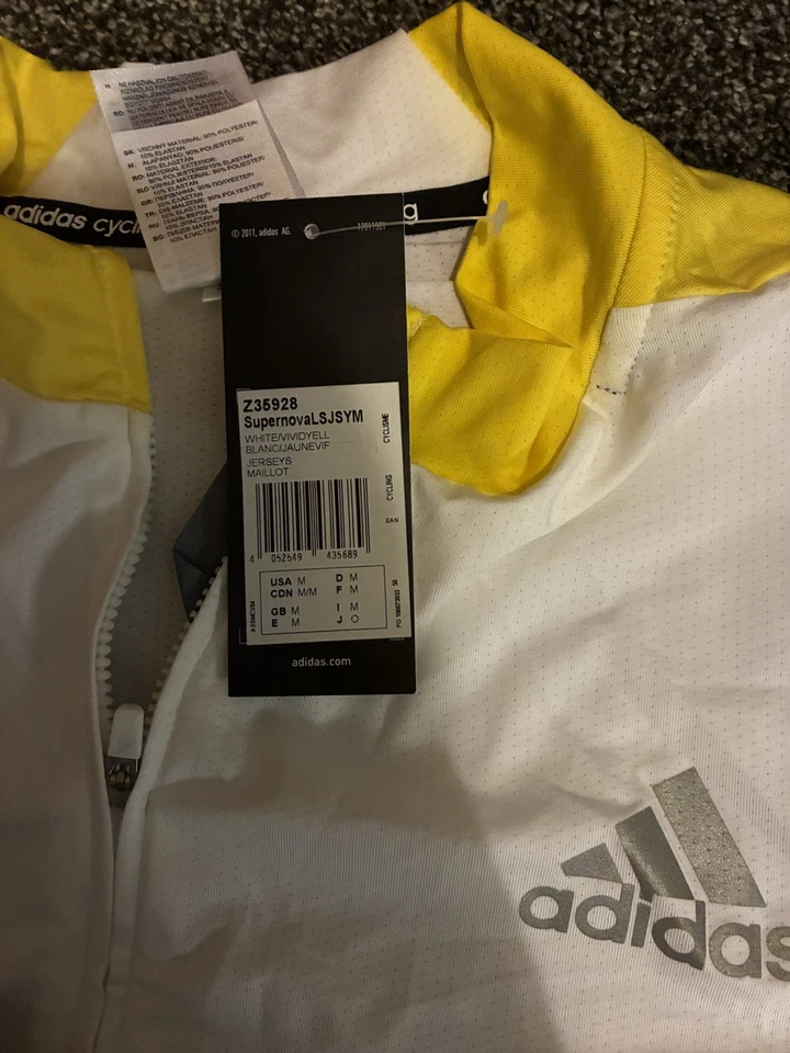 Medium Long Sleeve Men’s Adidas Supernova Cycling Jersey - Image 3 of 4