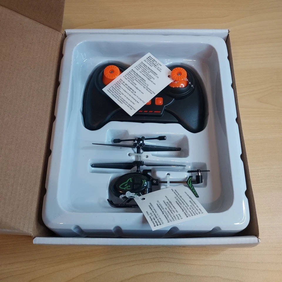 SYMA S100 Mini RC Helicopter with Gyro Stabilizer, Altitude Hold, 3.5 Channel... - Image 2 of 4