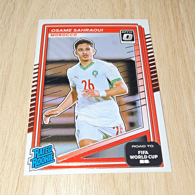 Panini Donruss Road to FIFA World Cup Rated Rookie Sahraoui Morocco #216