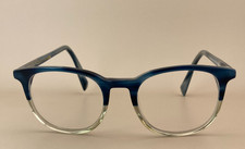 Warby Parker Eyeglasses Frame Durand 369 Blue Fade / Clear Full Rim 50-20-145