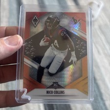 2021 Panini Phoenix NFL Fire Burst Parallel 127 Nico Collins RC Houston Texans
