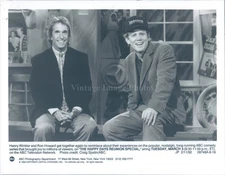 1992 New York Henry Winkler Ron Howard Happy Days Reunion Photo 7X9
