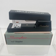 Swingline 737 Black USA With Box Metal Classic Desktop Stapler Allen Hanburys